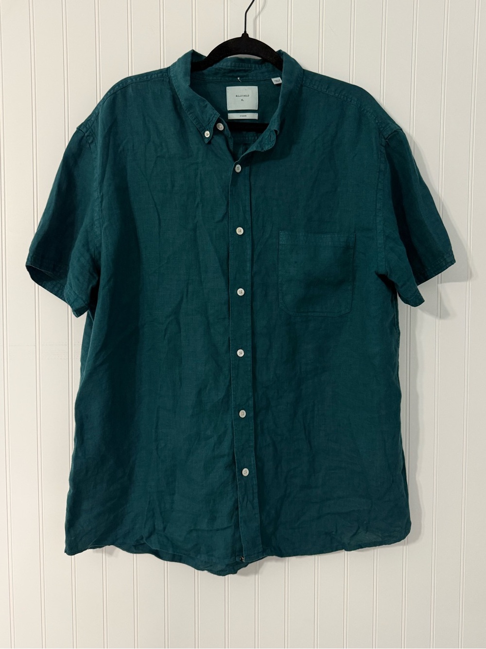 Short Sleeve Linen Tuscumbia Shirt Button Down